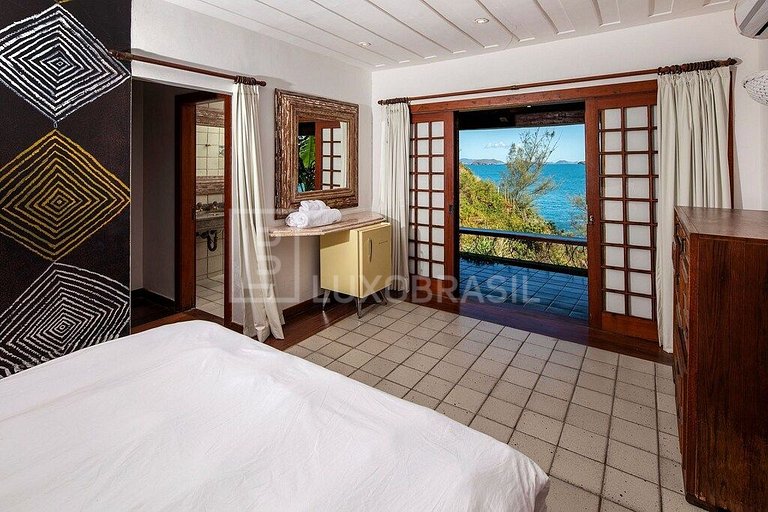 LUXOBRASIL #BZ42 Brava House 05 Suites Sea View Vacation Ren