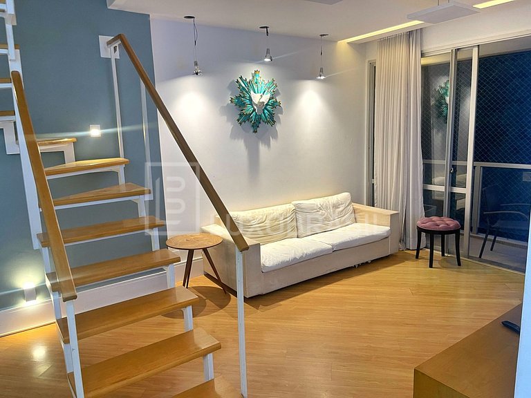 LB - RJ58 Triplex Penthouse with Sea View in Leme Vacation R