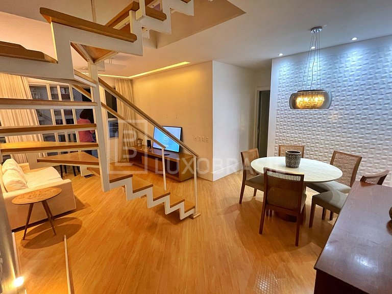 LB - RJ58 Triplex Penthouse with Sea View in Leme Vacation R