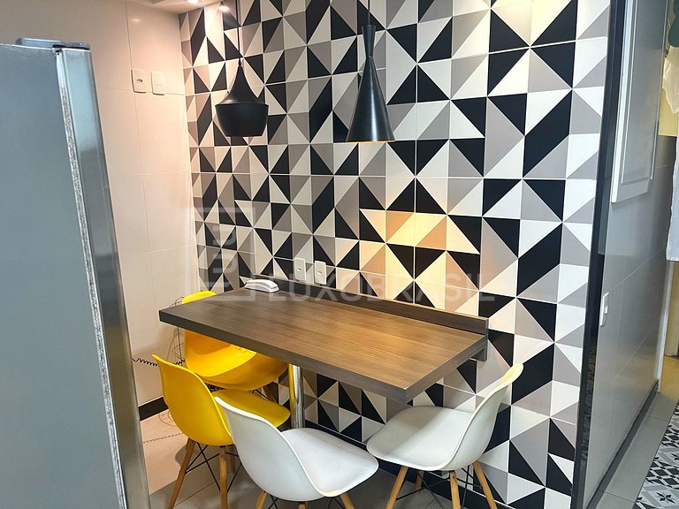 LB - RJ58 Cobertura tríplex con vista al mar en Leme alquile