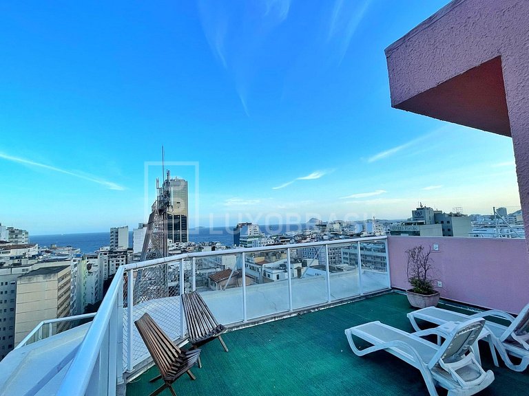 LB - RJ58 Triplex Penthouse with Sea View in Leme Vacation R