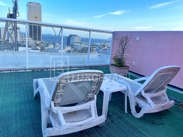 LB - RJ58 Triplex Penthouse with Sea View in Leme Vacation R