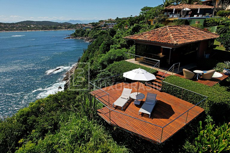 BRAZIL LUXURY #BZ15 Villa Cliff Sea View 06 Suites Praia da