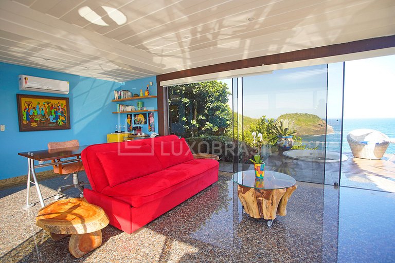 BRAZIL LUXURY #BZ15 Villa Cliff Sea View 06 Suites Praia da
