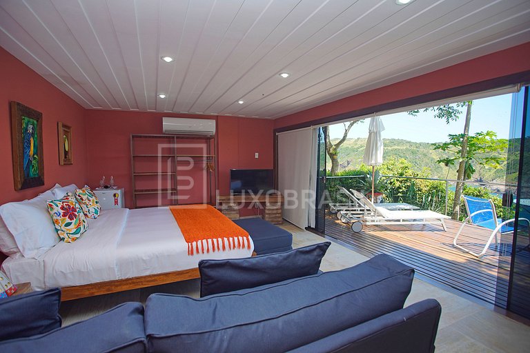 BRAZIL LUXURY #BZ15 Villa Cliff Sea View 06 Suites Praia da