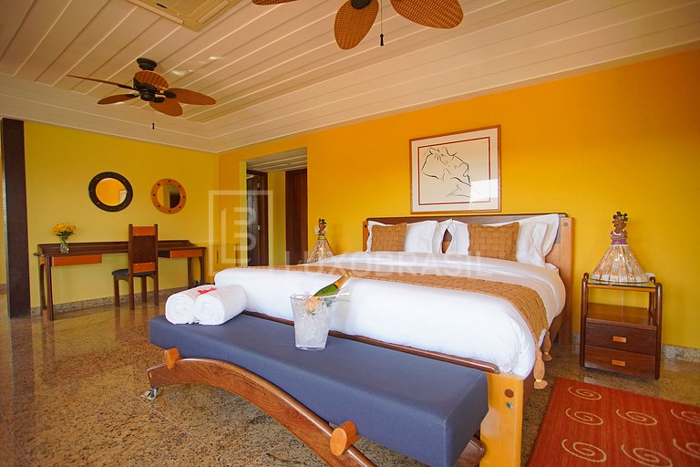BRAZIL LUXURY #BZ15 Villa Cliff Sea View 06 Suites Praia da
