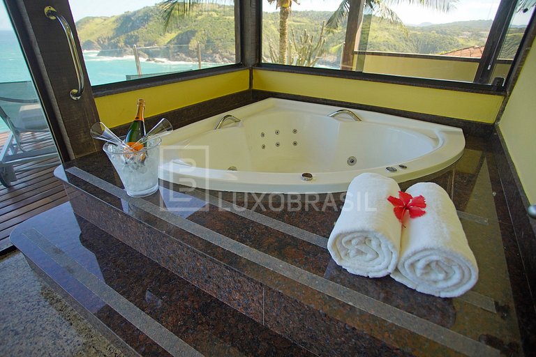 BRAZIL LUXURY #BZ15 Villa Cliff Sea View 06 Suites Praia da