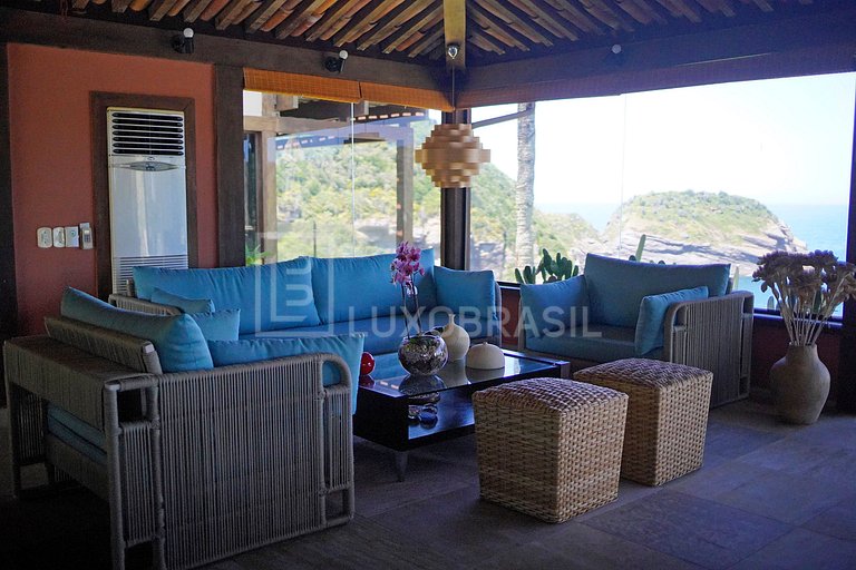 BRAZIL LUXURY #BZ15 Villa Cliff Sea View 06 Suites Praia da