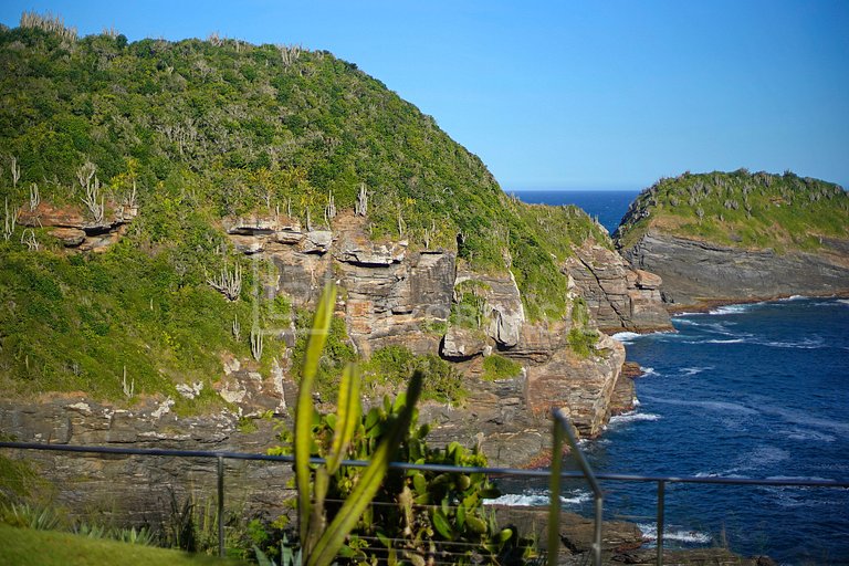 BRAZIL LUXURY #BZ15 Villa Cliff Sea View 06 Suites Praia da