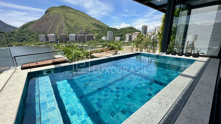 LuxoBrasil #RJ59 Cobertura Lagoa Aluguel de Temporada