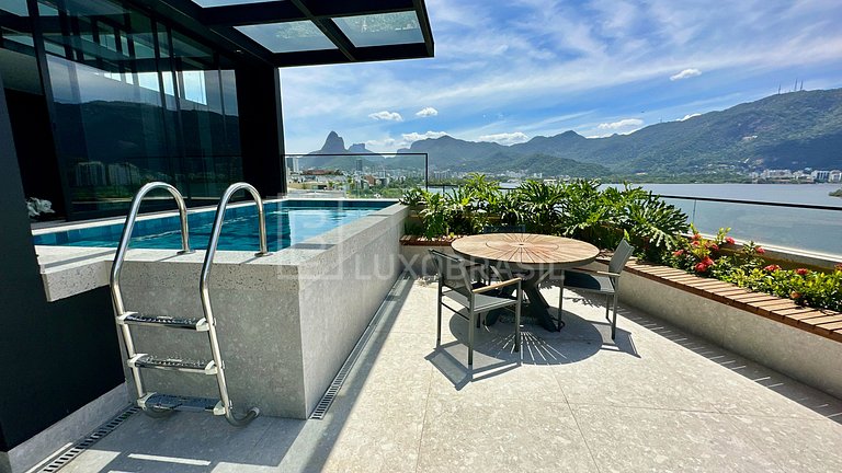 LuxoBrasil #RJ59 Cobertura Lagoa Aluguel de Temporada
