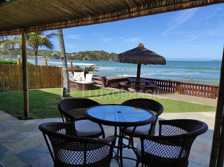 LUXOBRASIL #BZ05 Casa GeriBali Pé na Areia Aluguel de Tempor
