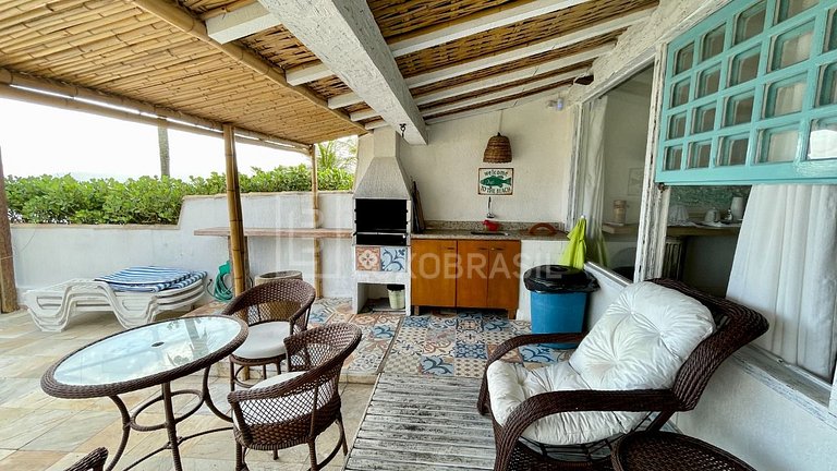 LUXOBRASIL #BZ05 Casa GeriBali Pé na Areia Aluguel de Tempor