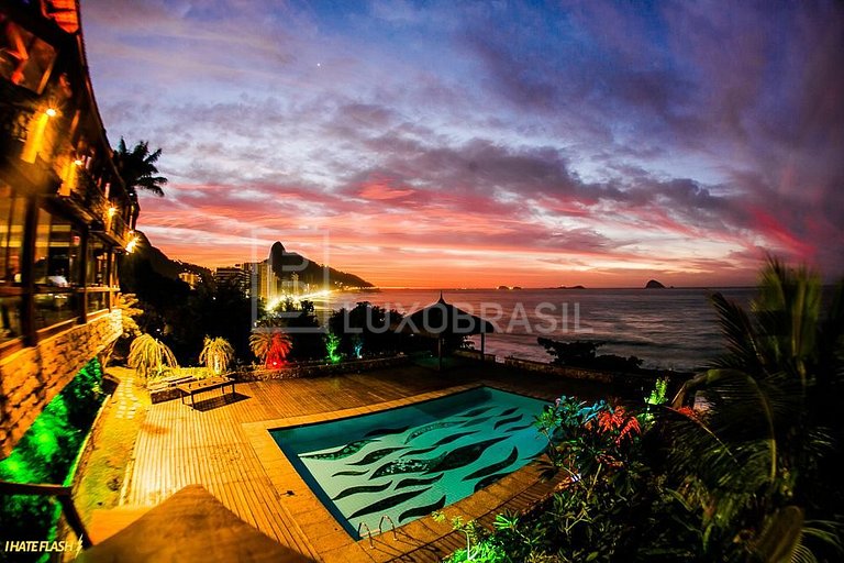 LUXOBRASIL #RJ18 Golden View Mansion São Conrado Day Use Hou
