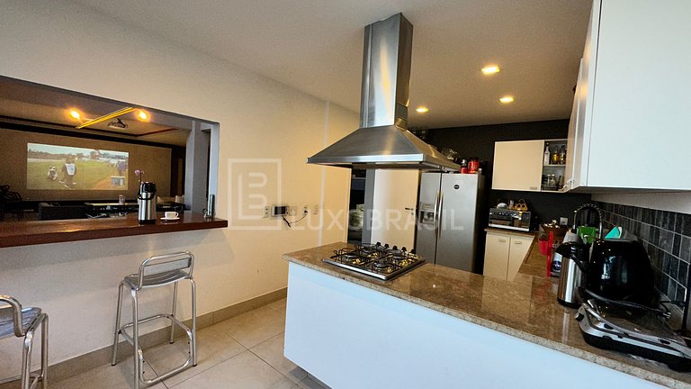 LUXOBRASIL #RJ64 House Diamond São Conrado Seasonal Rent, Pr