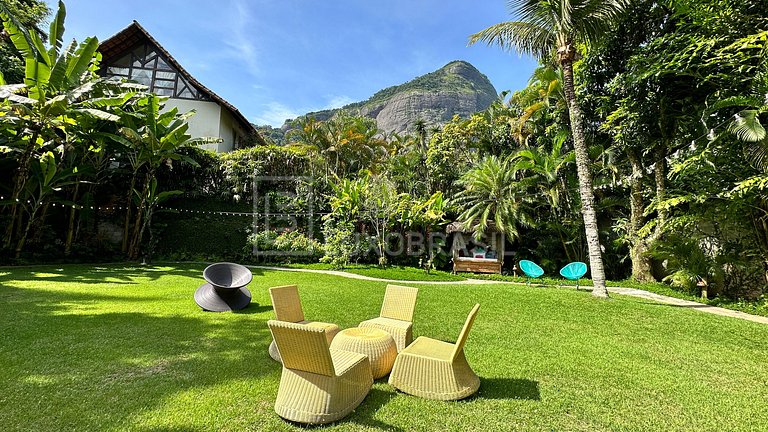 LUXOBRASIL #RJ72 Casa Montaña y Mar 04 Suites Joá Alquiler V