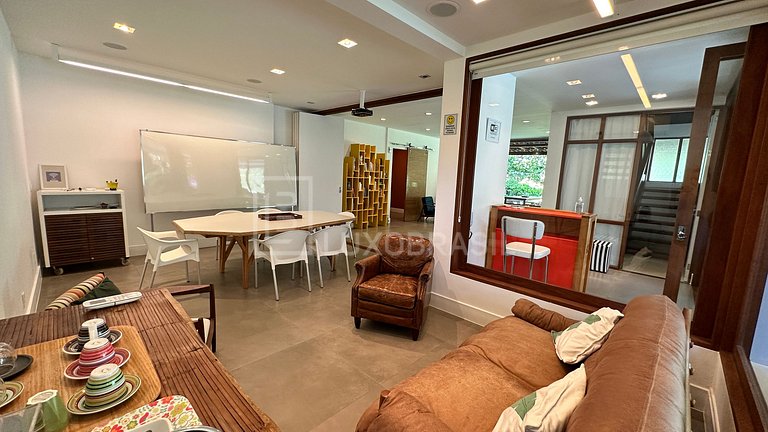 LUXOBRASIL #RJ72 Casa Montaña y Mar 04 Suites Joá Alquiler V