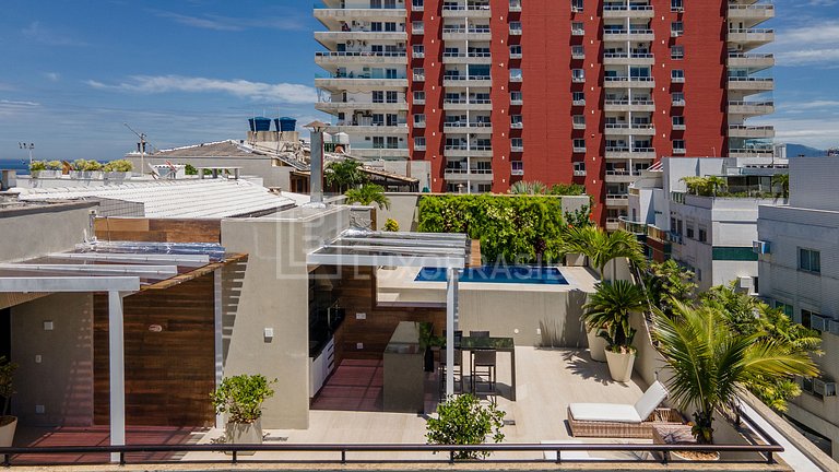 LUXOBRASIL #RJ67 Cobertura Frente Mar Avenida do Pepê