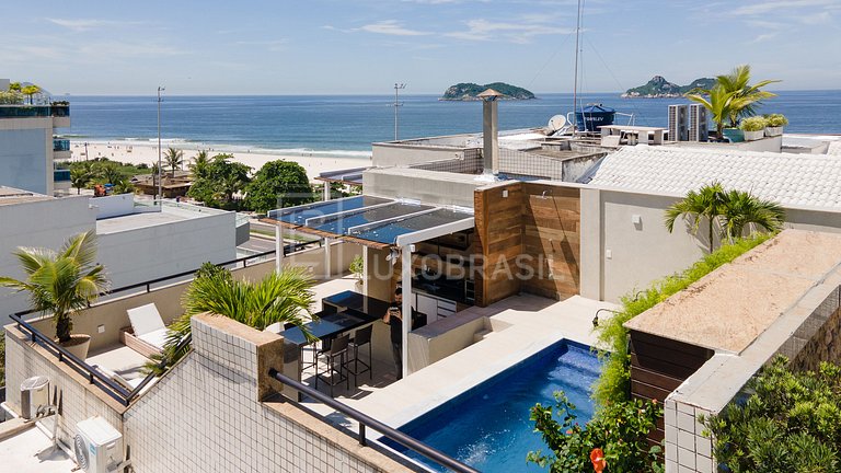 LUXOBRASIL #RJ67 Cobertura Frente Mar Avenida do Pepê