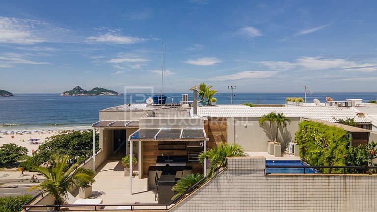 LUXOBRASIL #RJ67 Cobertura Frente Mar Avenida do Pepê