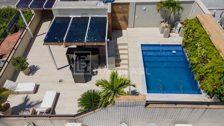 LUXOBRASIL #RJ67 Atico Duplex Frente al Mar Pepê Alquiler de