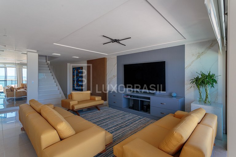 LUXOBRASIL #RJ67 Cobertura Frente Mar Avenida do Pepê