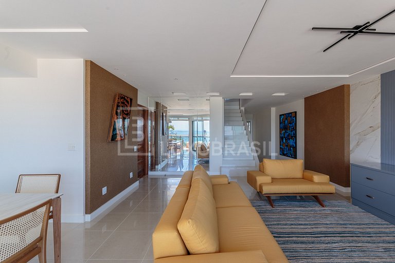 LUXOBRASIL #RJ67 Atico Duplex Frente al Mar Pepê Alquiler de