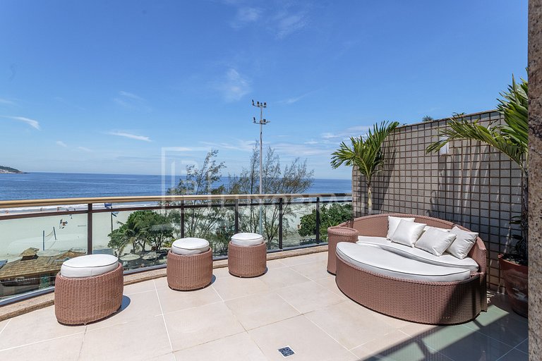 LUXOBRASIL #RJ67 Atico Duplex Frente al Mar Pepê Alquiler de