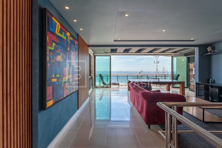 LUXOBRASIL #RJ67 Atico Duplex Frente al Mar Pepê Alquiler de