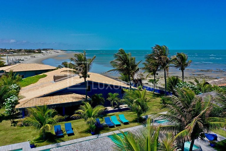 LUXOBRASIL #CE11 Vila Stella Cadente Pé na Areia Alquiler de