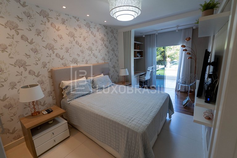 LUXOBRASIL #RJ60 Mansão 04 Suítes no Condomínio Mansões
