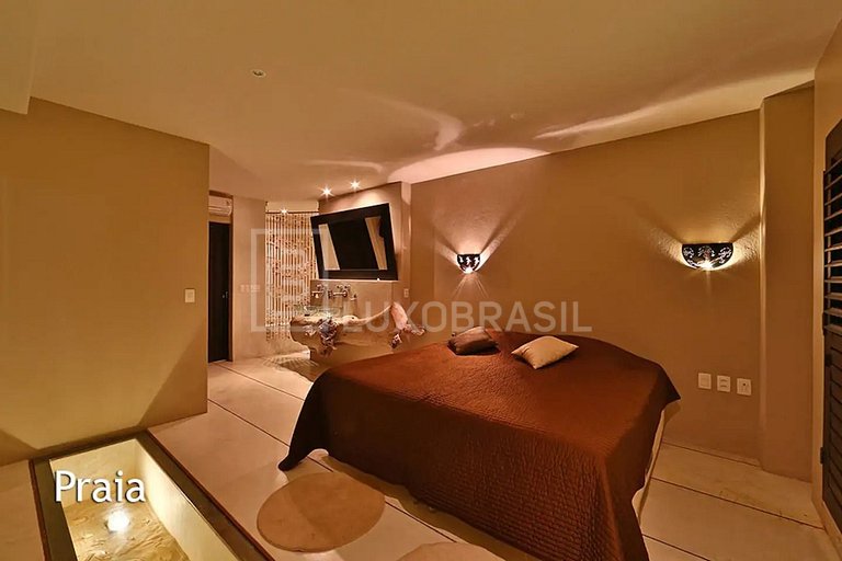 LUXOBRASIL#RN11 Casa Bellevue Pipa Vista Mar Aluguel de Temp
