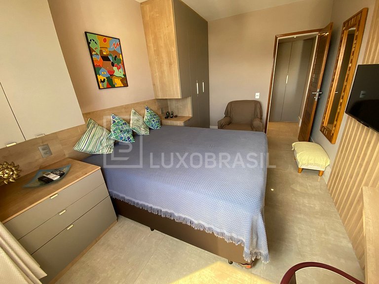 LUXOBRASIL #RJ41 Flat Barra Vista Mar Aluguel de Temporada