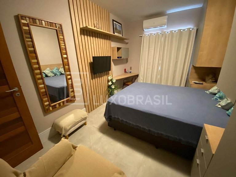 LUXOBRASIL #RJ41 Flat Barra Vista Mar Aluguel de Temporada