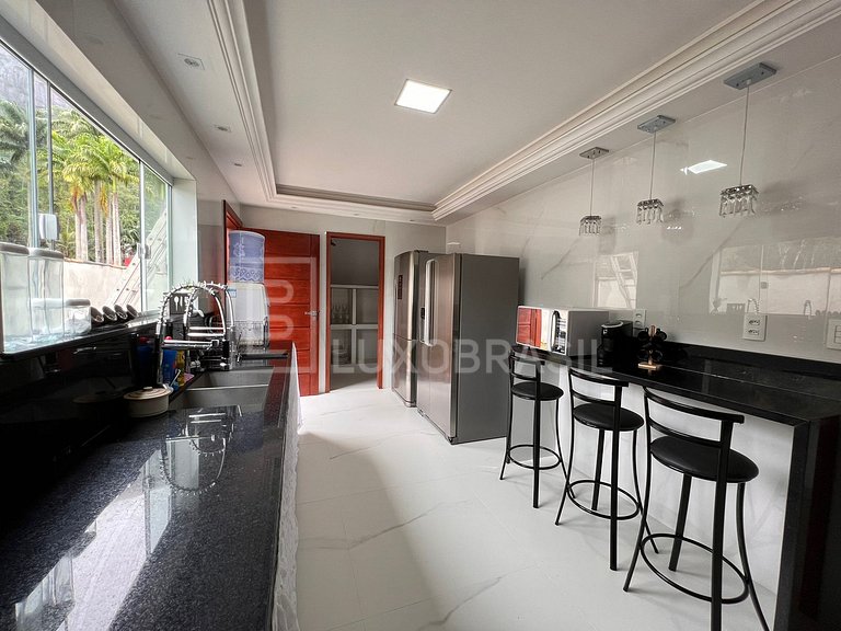 LUXOBRASIL #AR31 House 04 Bedrooms Sea Front Angra Vacation