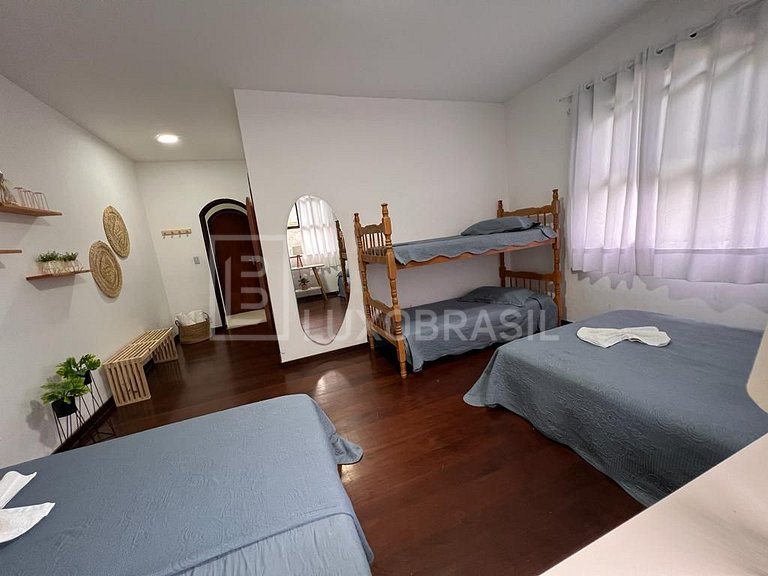 LUXOBRASIL #AR31 House 04 Bedrooms Sea Front Angra Vacation