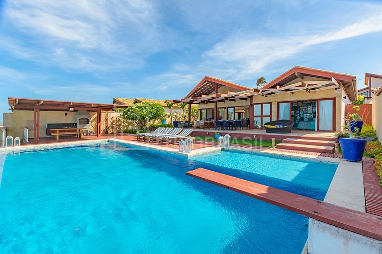 LUXOBRASIL #CE13 Casa Beira Mar Taíba Vacation Rentals
