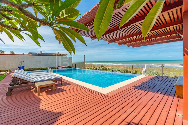 LUXOBRASIL #CE13 Casa Beira Mar Taíba Aluguel Temporada