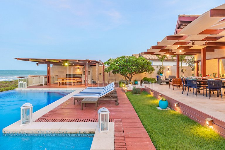 LUXOBRASIL #CE13 Casa Beira Mar Taíba Aluguel Temporada
