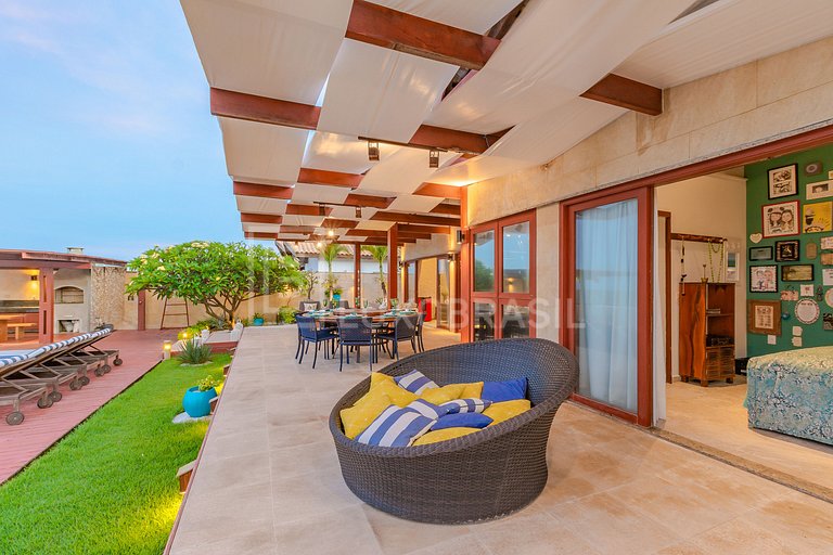 LUXOBRASIL #CE13 Casa Beira Mar Taíba Aluguel Temporada