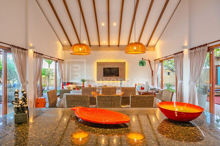 LUXOBRASIL #CE13 Casa Beira Mar Taíba Aluguel Temporada