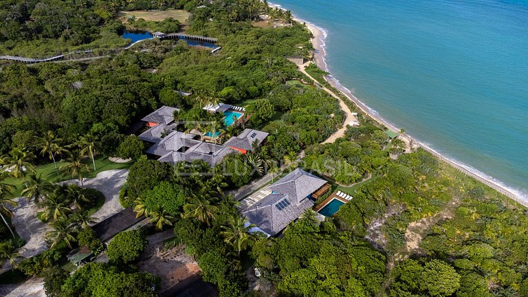 LUXOBRASIL #BA25 Trancoso Beachfront Vacation Rentals