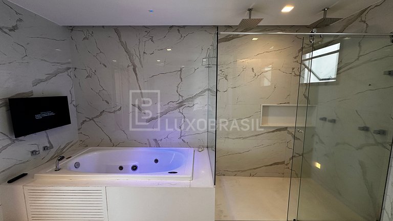 LUXOBRASIL #RJ91 Cobertura Frente Mar Barra