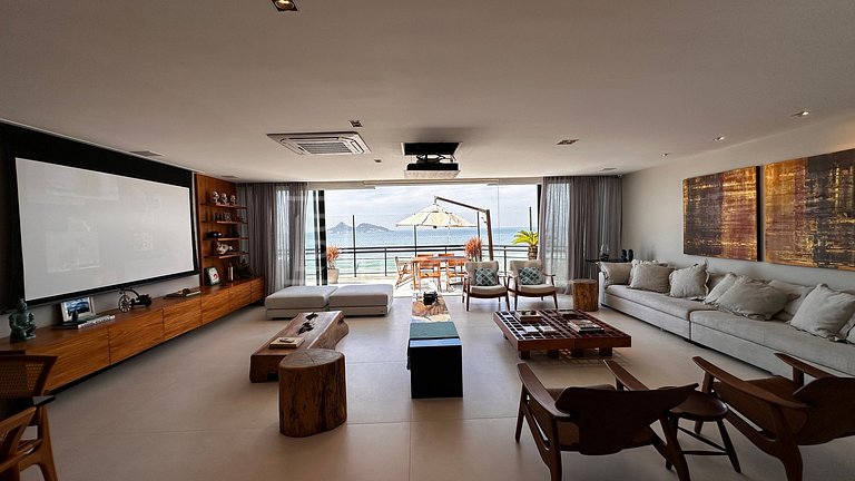 LUXOBRASIL #RJ91 Cobertura Frente Mar Barra
