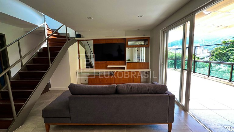 LUXOBRASIL #RJ94 Cobertura Duplex Jardim Oceânico
