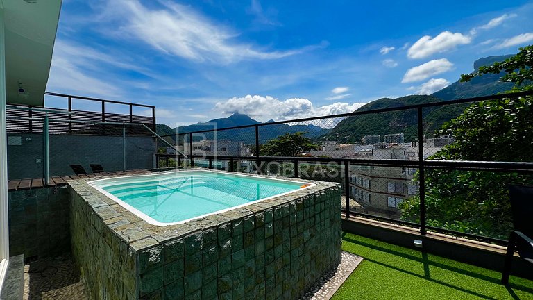 LUXOBRASIL #RJ94 Cobertura Duplex Jardim Oceânico