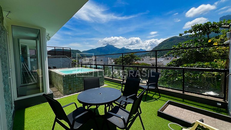LUXOBRASIL #RJ94 Cobertura Duplex Jardim Oceânico