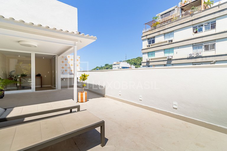 LB - RJ95 Cobertura com 2 dormitórios para alugar, 116 m² po
