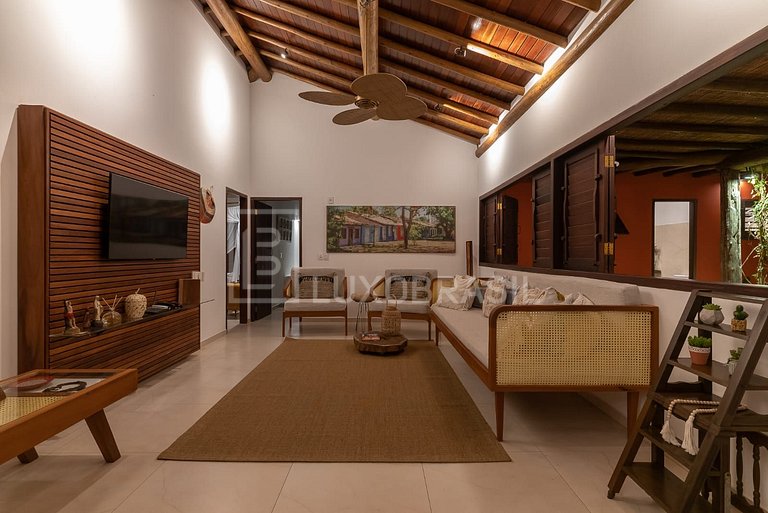 BRASIL LUXURY #BA01 Eco Trancoso House 03 Suites Vacation Re