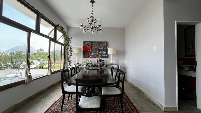 LUXOBRASIL #RJ512 House Jardim Botânico 04 Bedrooms Vacation